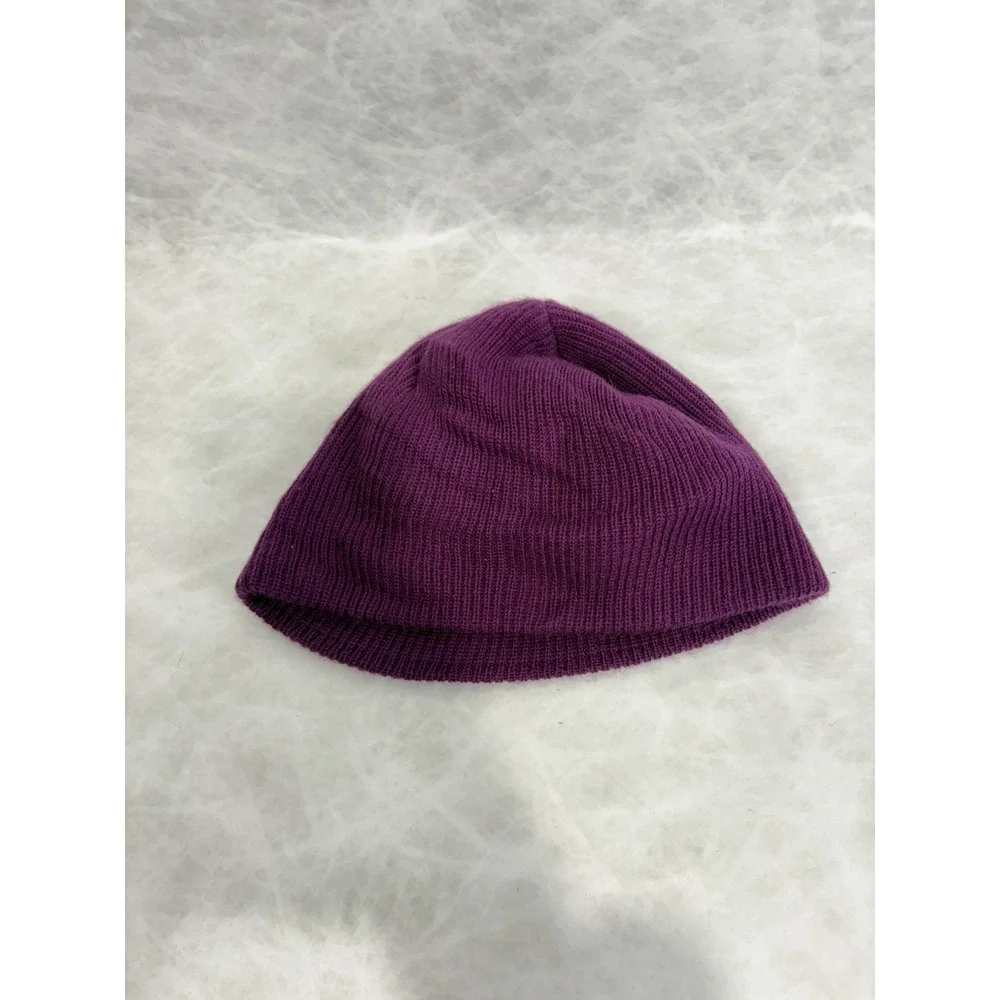 Columbia Youth Purple Ribbed Knit Beanie Hat‎ CY9244 One Size OS